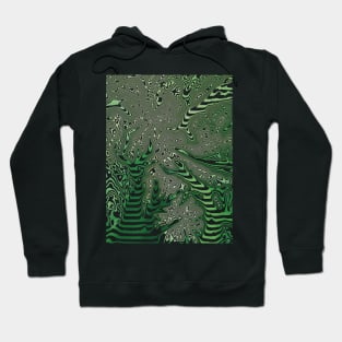 The Lake District Map Painted Hoodie